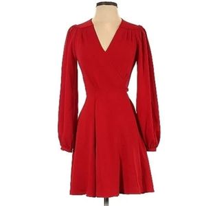 Red Wrap Dress